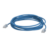 UTP28SP40BU - Cable de Parcheo Cat6 / UTP 28AWG / Diámetro Reducido 3.8mm / 12.19m (40 Pies) / Doble Clasificación CM/LSZH / Azul