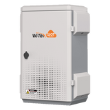 WI-IOTBOX02 - Gabinete Exterior IP55 / Acero SPCC 680 x 480 x 315 mm / Rieles DIN / 4 Placas Laterales / Microswitch