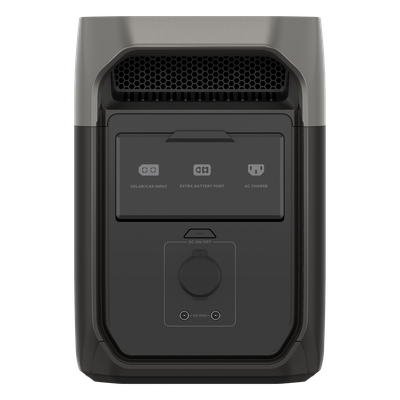 EFD3 - Estación de Energía Portátil Delta 3 1024Wh Litio LFP / 6 AC 1800 W (Max. 2200W) / 2 USB-C 100W / Capacidad para Aumentar Respaldo / Cargador de Coche 10A a 12.6V / Conectividad WiFi y Bluetooth (App) / Carga Solar 500W Max.