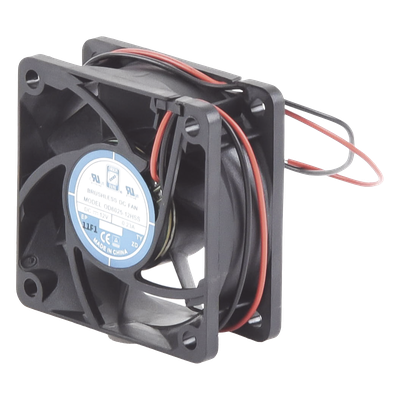 FAN-602512 - Ventilador Axial Anticondensante / 60 x 60 x 25 mm / 12 Vcc / 4390 RPM / 25.0 CFM / Unión Sellada