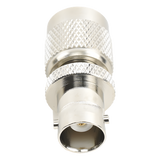 RFT-1231 - Rf Industries,Ltd Adaptador en Línea, de Conector TNC Macho a BNC Hembra, Níquel /Oro /Teflón