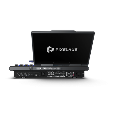 U5 - Controlador de Eventos / Pantalla Táctil 21.5" / Pantalla Inteligente 8" / 87 Botones LCD Programables / 4 Encoders y 8 Faders / HDMI 2.0 / 12G-SDI / Control MIDI y KVM / Diseño Plegable