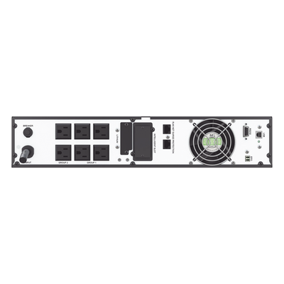 U01S11L - UPS de Rack / 1000 VA / 900 W / Línea Interactiva / Onda Senoidal Pura / LiFePO4 / 2 UR / 6 Tomas NEMA 5-15R / 120 Vca