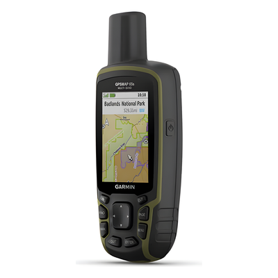 10-02451-10 - GPSMAP 65S Portátil para Actividades Outdoor / Pantalla TFT Transflectiva 2.6 Pulgadas / Resolución 160x240 Pixeles / Brújula de 3 Ejes / Altímetro Barométrico / Compatible con GPS, GLONASS, Galileo, QZSS / Memoria 16 GB