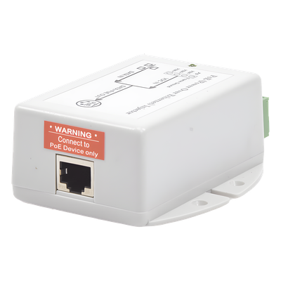 TP-1224G - Inyector POE para Aplicación Solar, Entrada 9-36 Vcc, Salida Pasivo en 24 Vcc 10/100/1000 Mbps, Hasta 19 Watts