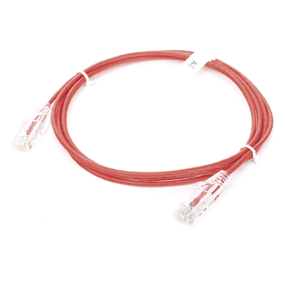 LP-UT6-200-RD-28 - Linkedpro By Epcom Cable de Parcheo Slim UTP Cat6 / 2 m (6.56 ft) / 28 AWG LP-UT6-200-RD-28