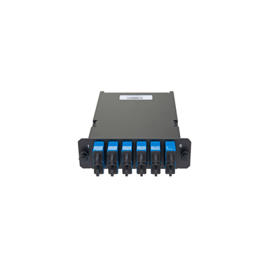 FCS9N-12-03P - Panduit Placa Acopladora de Fibra Óptica / 12 Pigtails Monomodo OS2 / 6 Conectores SC Duplex