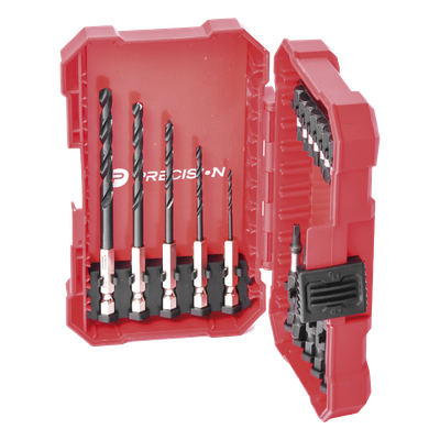 PST-C010-02 - Precision Juego de Puntas y Brocas / 18 Piezas / Entrada Hexagonal 1/4" PST-C010-02