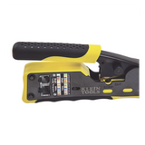 VDV226-110 - Ponchadora/Pelacables/Cortacables / Conectores Pass-Thru RJ45 / RJ11/RJ12 Estándar / Matraca Ciclo Completo / 28-22 AWG