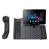 V66-PRO - Teléfono IP Ejecutivo / 20 Líneas SIP / Pantalla Táctil IPS 7" / Wi-Fi 6 / Bluetooth 5.4 / Handset Inalámbrico / PoE / Gigabit Dual Ethernet