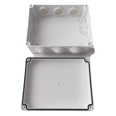 LP-WBX-200 - LinkedPro Caja Estanca de Conexiones IP65, 10 Entradas, 200x155x80 mm, Incluye Tornillería