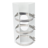 DS-1475ZJ-Y - Hikvision Montaje Vertical para Poste / Acero Inoxidable SUS304 / 250 x 127 x 46 mm DS-1475ZJ-Y