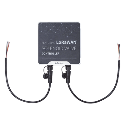 UC512DI915M - Controlador IoT LoRaWAN / 2 Salidas CC para Válvulas Solenoides / 2 Entradas por Pulsos / IP67 / 16 Eventos de Riego