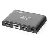 TT312HDR-V2.0 - Divisor (Splitter) HDMI 4K de 1 Entrada a 2 Salidas (Simultaneas) / Soporta 4K×2K / Ajuste de resoluciones EDID / HDR / HDMI 2.0 /  HDCP 2.2  / Soporta formatos de Audio Dolby Digital / Longitud del cable de entrada y salida ≤10m.