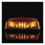 X1665AMG - Mini Barra LED / 18 LEDs Ámbar / Tecnología Hyperlux / 25 Patrones / Montaje Magnético / 12 VCC / -40°C a 55°C (-40°F a 131°F)