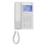 GHP630W - GHP630W, Teléfono Hotelero IP Blanco, WiFi-6, LCD Color 3.5", 2 SIP 2 líneas, GDMS, soporta PoE