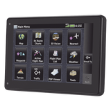 10-02303-00 - Navegador portátil aera 760, muestra información de trafico aéreo y una excelente visualización por medio de su  pantalla con visión 3D  touch screen.