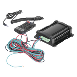 X100F - Sirena Vehicular / 100W / 115 dB / Controlador Unimando con Micrófono / 7 Tonos Americanos / Compatible Barras X67/X75