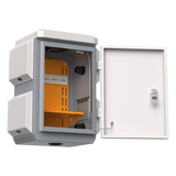 WI-IOTBOX01-V3 - Gabinete de Protección IP / Acero SPCC / 180 x 340 x 160 mm / IP55 / Rieles DIN / Montaje Vertical u Horizontal / 4 Placas Laterales Externas
