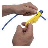 VDV026212 - Kit de Instalación de Cable UTP / Pelacables Radial / Ponchadora Modular / Ponchadora 110 / 6 Conectores RJ45-Cat5E / Estuche con Cierre Relámpago