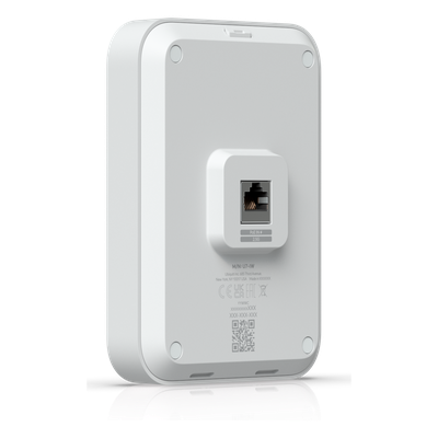 U7-IW - Punto de Acceso Wi-Fi 7 / In-Wall / 4x4 MU-MIMO / Cobertura 115 m² (1250 ft²) / 200 Usuarios / Switch PoE 2.5 GbE Integrado
