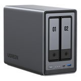 25242 - Ugreen NASync DXP2800 NAS Compacto Intel® N N100 8 GB DDR5 UGOS Pro Negro