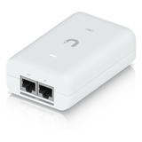 UACC-POE+-2.5G - Adaptador PoE+ / 30 W / 2.5 Gbps / 48V 0.65A / (2) Puertos RJ45 Blindados / LED Indicador / Protección contra Sobretensiones
