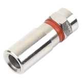 TT-CON-510-RG59 - Conector F Macho / Compresión en Línea / Cable RG-59 / Cuerpo Bronce Niquelado / Contacto Oro 24k / Aislante Teflón