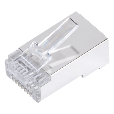 TC6S-PASS - Linkedpro By Epcom Plugs Pass Through / Cat6 Blindado / Chapado Oro 30μm TC6S-PASS