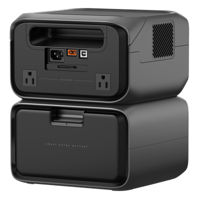 EFR3MAXPL - EcoFlow River 3 | Estación de Energía Portátil 858Wh Litio LFP / 2 AC 300 W (Max. 550W) / 1 USB-C 100W / 2 USB -A 12W / Cargador de Coche 8A a 12 o 24V / Conectividad WiFi y Bluetooth (App) / Carga Solar 110W Max.