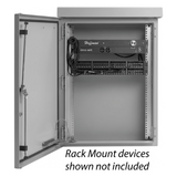 ECL606050P - Gabinete Para Exterior OSP ComLine de 12 UR, 600 mm de Ancho, 500 mm de Profundidad De Aluminio, Color Gris Claro Con Protección NEMA 4/12/4X/3/3R; IP