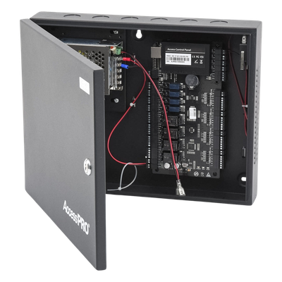 SYSCA-4R-4D - Panel de Control de Acceso / 4 Puertas / 30,000 Tarjetas / TCP-IP y RS485 / Fuente 12VCC 3A / Anti-Passback y Esclusamiento