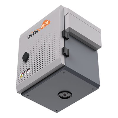 WI-IOTBOXMINIV1 - Gabinete de Protección IP55 / Acero SPCC / 250 x 250 x 180 mm / Rieles DIN / 4 Placas Laterales / Montaje Exterior