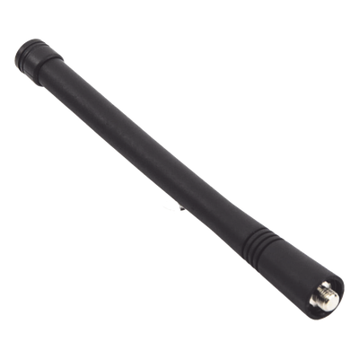 DEPM150 - Antena Helicoidal VHF / 136-174 MHz / 50 Ohmios / Omnidireccional / Conector Rosca Monopolo / 170 mm (6.7 in)