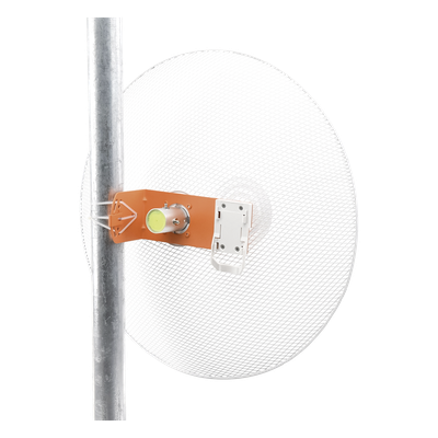 TXPD30RJMIMO - Antena direccional con diseño aerodinámico para minimiza la resistencia al viento, Ganancia de 30 dBi,  frecuencia (4.9 - 6.5 GHz), Polarización doble, incluye montaje para torre o mástil