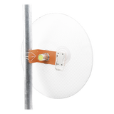 TXPD30RJMIMO - Antena direccional con diseño aerodinámico para minimiza la resistencia al viento, Ganancia de 30 dBi,  frecuencia (4.9 - 6.5 GHz), Polarización doble, incluye montaje para torre o mástil