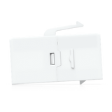 UACC-KEYSTONE-COUPLER-C6 - Acoplador Keystone / Cat6 Pass-Through / 10 Gbps / PoE / Snap-In / Paquete 12 Unidades