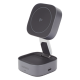 35316 - Ugreen 35316 cargador de dispositivo móvil Auriculares, Smartphone, Reloj inteligente Gris USB Cargador inalámbrico Carga rápida Interior