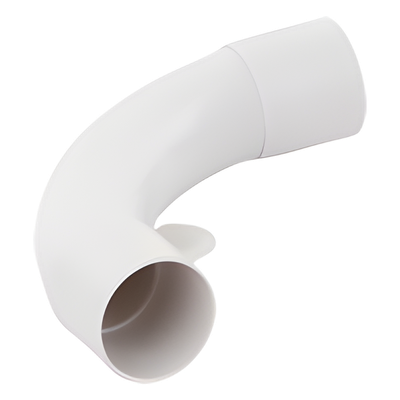 DX-40-132 - Curva para Tubería Rígida / 32 mm / PVC Auto-extinguible / Libre de Halógenos / Radio Estrecho / Datos y Telecomunicaciones