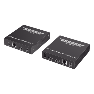 TT582KVM - Extensor KVM HDMI / 4K @ 60 Hz / 120 m (393.7 ft) / 18 Gbps / Cat 6/6a/7 / Salida Loop / USB y RS-232