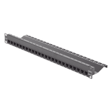 Z6AS-PNL-24K - Patch Panel / 24 Puertos / Blindado / Cat 6A / Plano / 1UR