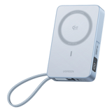 65958B - Ugreen Banco de Energía Magnético Inalámbrico / 10000 mAh 36 Wh / Carga Rápida 30 W