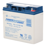 PS-12180-NB - Power Sonic Batería de Respaldo AGM/VRLA / 12V / 18 Ah PS-12180-NB