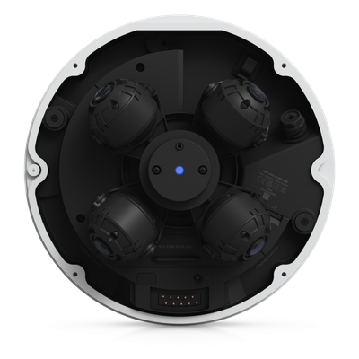 UVC-AI-MS-4-W - Cámara Multisensor IP / 32 MP (4×8 MP) / 4 Lentes Ajustables / Zoom Óptico 2.33× / IR 20 m (65.6 ft) / AI Multi-TOPS / PoE++ / IP66 IK10