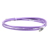 ZM6A-S07-08B - Patch Cord Cat6A S/FTP / CM-LS0H / 2.13 m (7 ft) / Blindaje 360° / Alta Densidad / Violeta