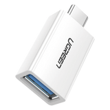 30155 - Ugreen 30155 cambiador de género para cable USB-A USB-C Blanco