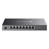 TL-SG2008 - Switch Administrado Gigabit / 8 Puertos / 16 Gbps Capacidad Switching / 11.90 Mpps / PoE PD / Fanless / Montaje Pared-Escritorio