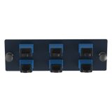 FAP6WBUSCZ - Panduit Placa Acopladora de Fibra Óptica / 6 Conectores SC Simplex / Monomodo OS1/OS2
