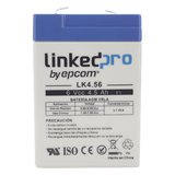 LK4.56 - Linkedpro By Epcom Batería de Respaldo AGM / 6 VCC / 4.5 Ah LK4.56