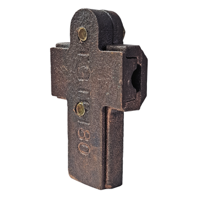 TG-T-0180 - Conector Tipo T Mecánico / Bronce / Calibre 1/0 a 4/0 AWG / 2 Tornillos Hexagonales 5/16' x 3/4' / 70 g / Compatible Franklin y Faraday
